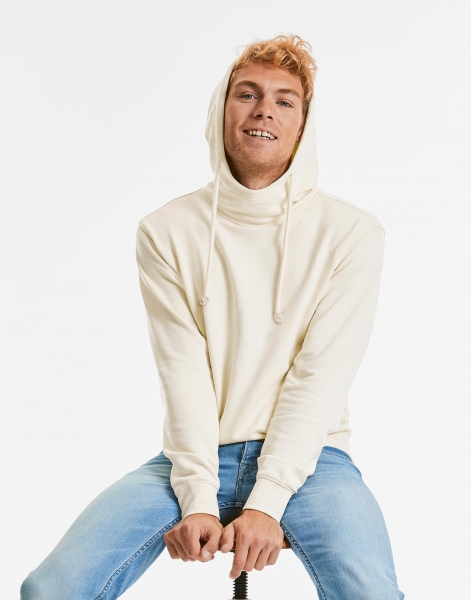 Pure Organic High Collar Hooded Sweat