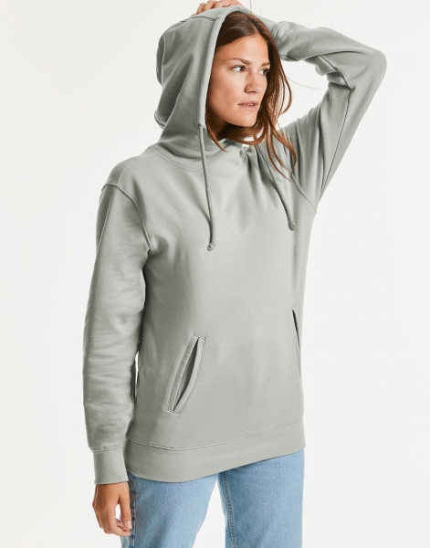 Pure Organic High Collar Hooded Sweat