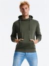 Pure Organic High Collar Hooded Sweat