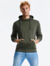 Pure Organic High Collar Hooded Sweat