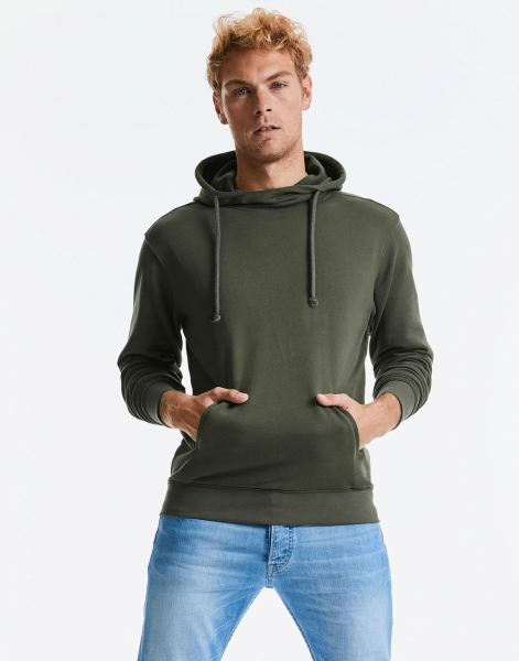 Pure Organic High Collar Hooded Sweat